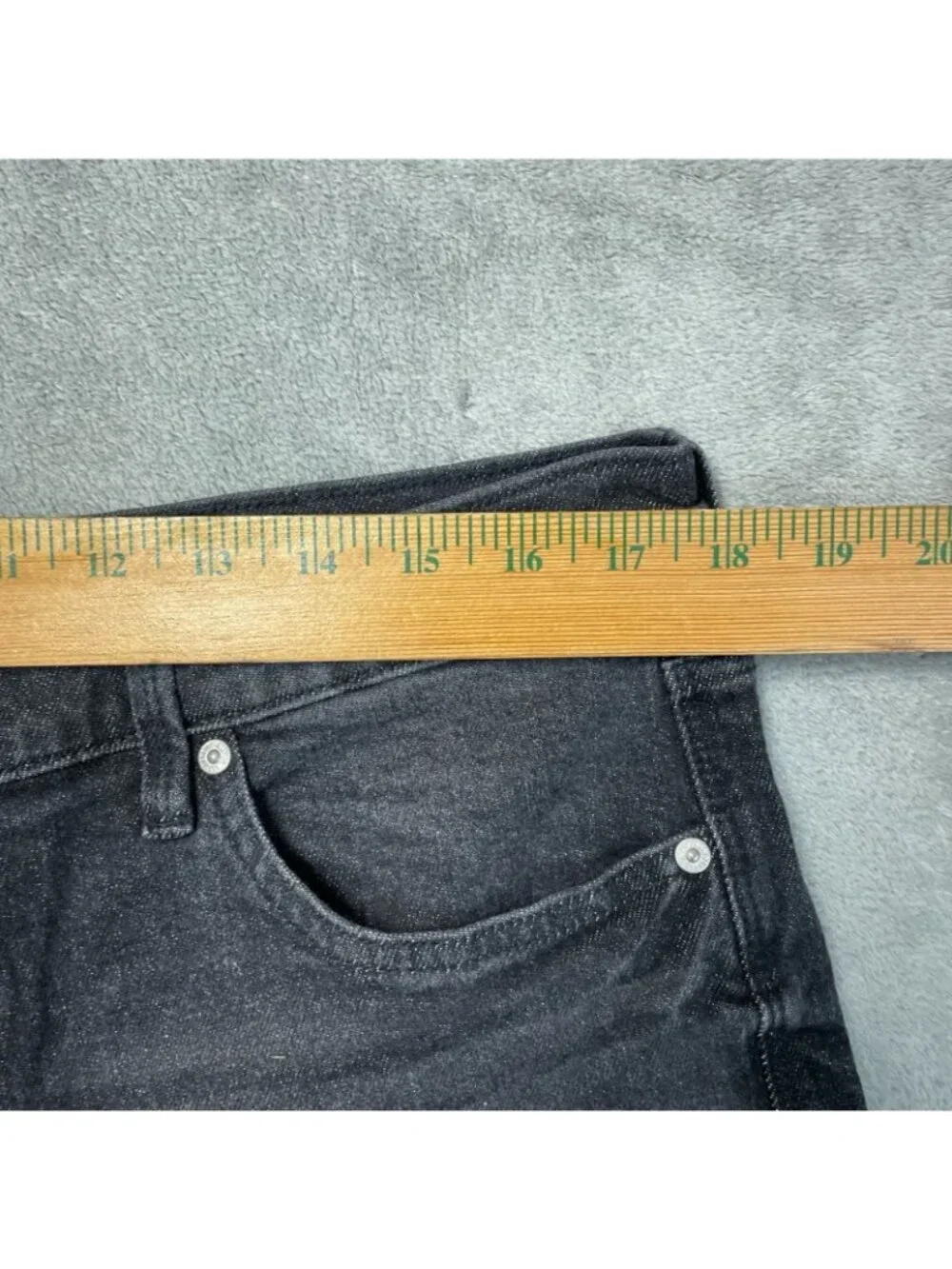 NWT Gloria Vanderbilt Women's 14 Amanda Relaxed Straight Jeans High Grey  F1213